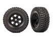 Traxxas 9774 1.0" BFGoodrich Mud-Terrain T/A KM3 Tires on Black Wheels 2 Pack