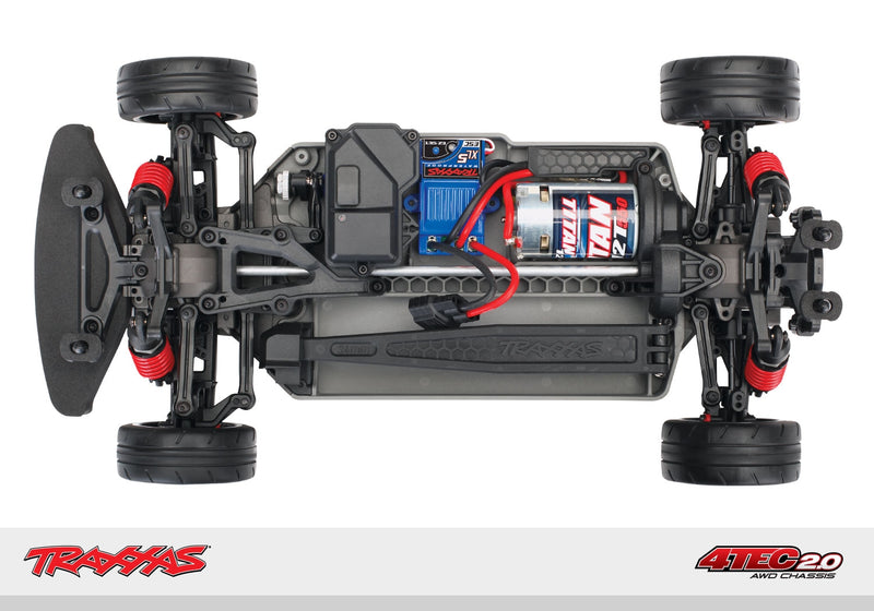 Traxxas 830564T1 1/10 Scale RTR Ford GT AWD Supercar Liquid Red