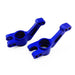 Traxxas 1952X Blue Aluminum Rear Stub Axle Carriers for Stampede Slash Hoss 4x4