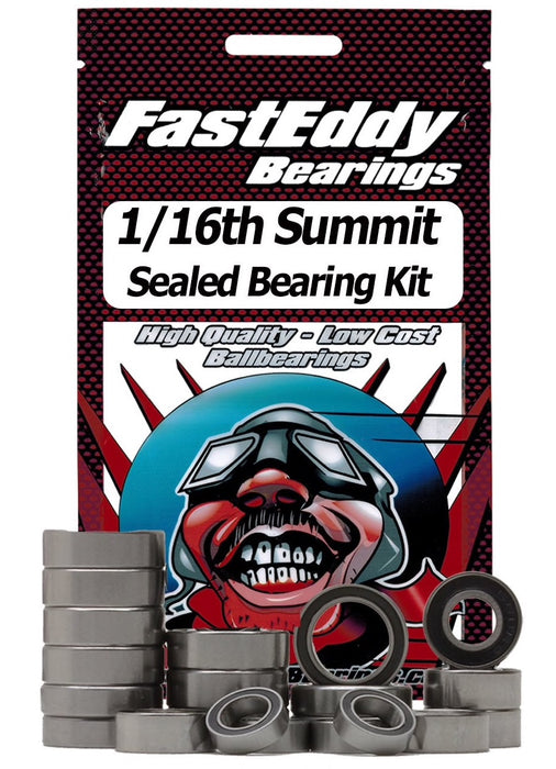 Fast Eddy Bearings TFE5708 Traxxas 1/16 Summit Sealed Bearing Kit