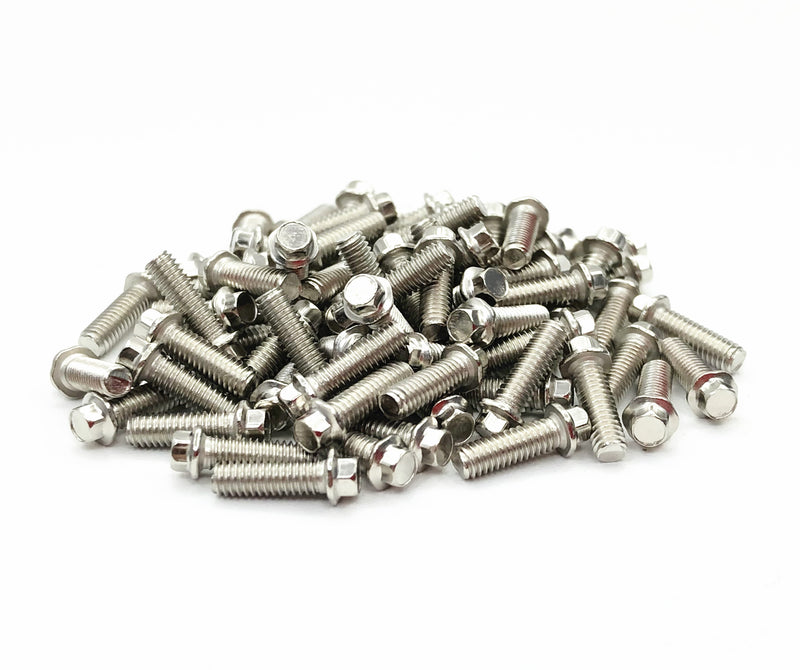 Treal Hobby (B07GPJ7NLD) Silver Scale Hex Hardware M2.5x8 50 Pack
