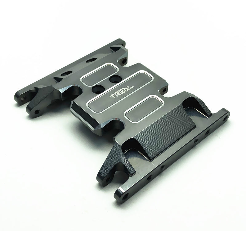 Treal Hobby (X0023D9P4P) Gray Aluminum Center Skid Plate for SCX10ii