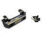 Treal Hobby (X0023Z2F4Z) Black Brass Front Bumper and Servo Mount TRX-4 Defender
