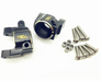 Treal Hobby (X0029HDWFX) Black Aluminum C Hubs for SCX10ii
