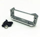 Treal Hobby (X002EOJQZL) Gray Aluminum Servo Mount for Capra UTB