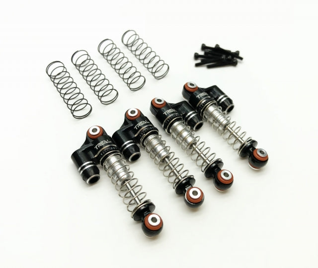 Treal Hobby (X002MD0KDV) Black Aluminum Threaded Shocks for SCX24
