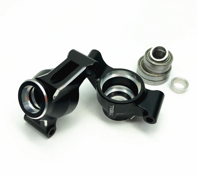 Treal Hobby (X002OD666J) Black Aluminum Rear Hub Carriers for MAXX 4s