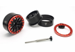 Treal Hobby (X002P1EOW1) 1.9" Alloy Beadlock Wheels Black with Red Ring (4 Pack)