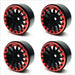 Treal Hobby (X002P1EOW1) 1.9" Alloy Beadlock Wheels Black with Red Ring (4 Pack)