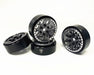 Treal Hobby (X002P92OBX) Gray Aluminum 1.0"  Beadlock Wheels for SCX24 and 1/24 Crawlers 4 Pack