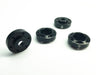 Treal Hobby (X002Q4TCPX) Black Aluminum 12mm 6-Bolt Hex Hub with 6mm Offset 4 Pack