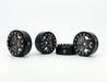 Treal Hobby (X002R9NVHR) Black & Gray B Type 1.0" (11.6g Aluminum) Wheels for SCX24