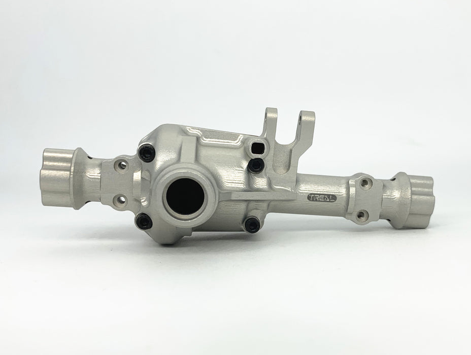 Treal Hobby X002RKZLLF Silver Aluminum Front Axle Housing for TRX-4 and TRX-6 (V2)