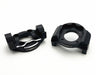 Treal Hobby (X002RMMEE0H) Black Aluminum Front 5 Degree C Hub Spindles for LMT 