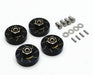 Treal Hobby (X002RZTQ0R) Black Brass +5mm Extended Wheel Hubs for SCX24
