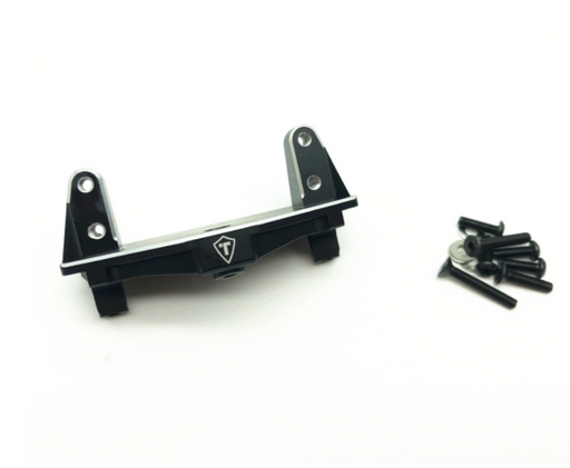 Treal Hobby X002TO6VWH Black Aluminum Servo Mount for LMT