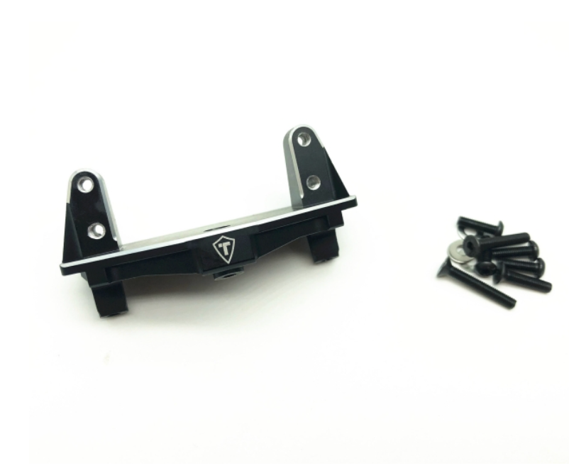 Treal Hobby X002TO6VWH Black Aluminum Servo Mount for LMT