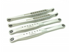 Treal Hobby X002V1BOCF Silver Aluminum Lower Trailing Arms Link Set for LMT