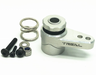 Treal Hobby X002V2PHY5 Silver Aluminum 25T Servo Saver Set for LMT