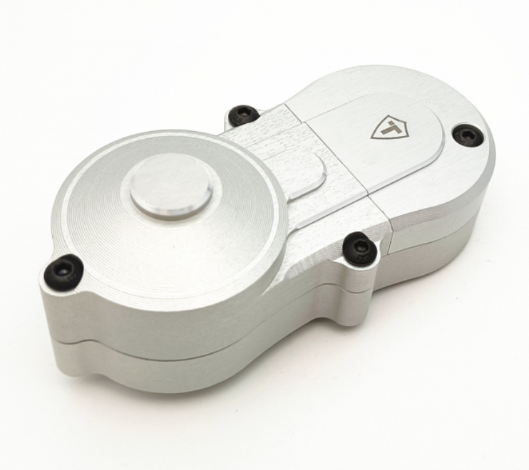 Treal Hobby X002XHLNJL Silver Aluminum Outer Gearbox Housing for LMT