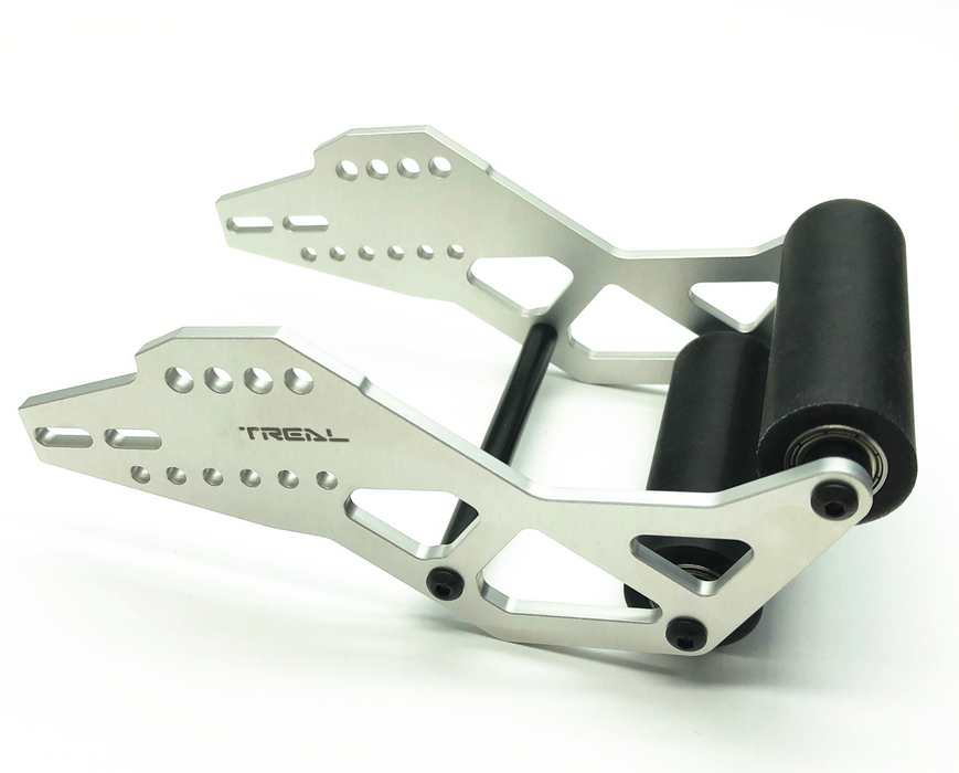 Treal Hobby X002YM51JN Silver Aluminum Adujustable Wheelie Bar for LMT