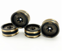 Treal Hobby (X002YSX3X3) Black & Gold Glue On 1.0" Wheels for SCX24
