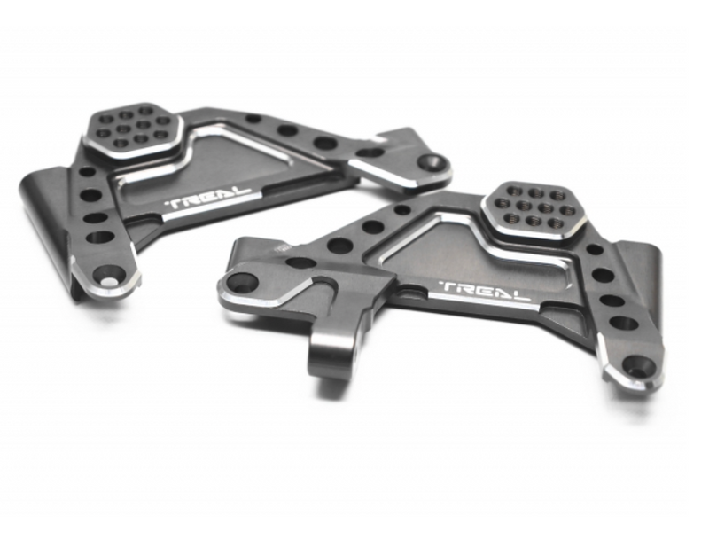 Treal Hobby (X0032AMT1T) Titanium Aluminum Front Shock Towers with Panhard for SCX6