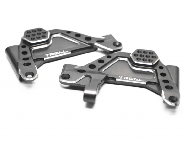 Treal Hobby (X0032AMT1T) Titanium Aluminum Front Shock Towers with Panhard for SCX6