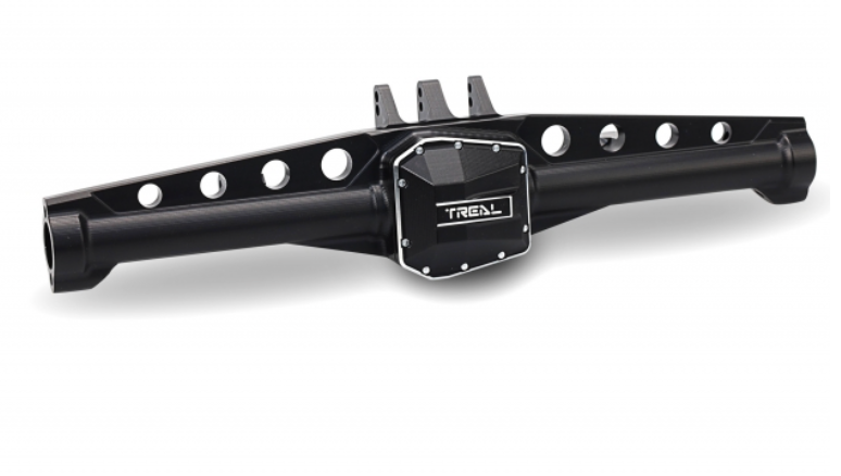 Treal Hobby (X0032AUP8D) Black Aluminum Rear Axle Housing for SCX6