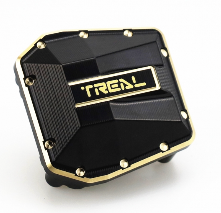 Treal Hobby (X0032AUP8N) Black Brass Front or Rear Diff Cover for SCX6