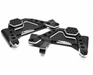 Treal Hobby (X0032AUSHB) Black Aluminum Front Shock Towers with Panhard for SCX6