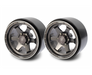 Treal Hobby (X0033AMNH3) Titanium 2.9" CNC Machined Beadlock Wheels for SCX6 (1 Pair)