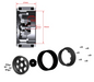 Treal Hobby (X0037KWQUD) 1.9" Copper Concave Six Spoke Beadlock Wheels Set of 4
