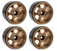 Treal Hobby (X0037KWQUD) 1.9" Copper Concave Six Spoke Beadlock Wheels Set of 4
