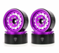 Treal Hobby (X003CRFY2X) Purple Aluminum 1.9" Beadlock Wheels Type M (Set of 4)