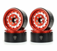 Treal Hobby (X003CRK8LZ) Red Aluminum 1.9" Beadlock Wheels Type M (Set of 4)