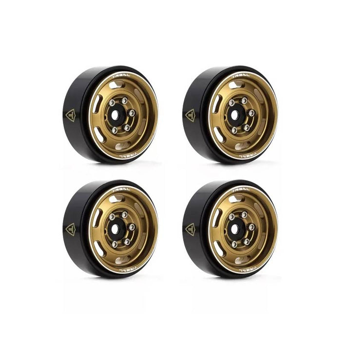 Treal Hobby (X003GZ12J5) 1.0" Bronze Aluminum Beadlock Wheels Type E Set of 4