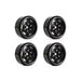 Treal Hobby (X003GZ9MUL) 1.0" Black Aluminum Beadlock Wheels Type E Set of 4