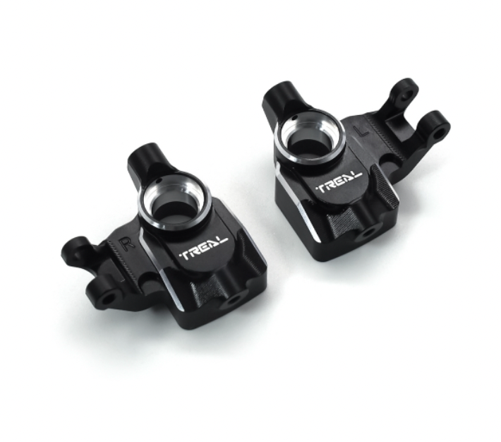 Treal Hobby (X003KL3T69) Black Aluminum Front Knuckles Inner Portal Cover Set for UTB18 Capra