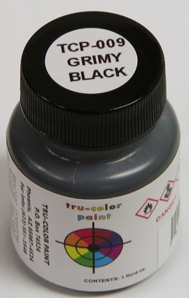 Tru-Color 9 Grimy Black, 1 oz. Acrylic Model Paint