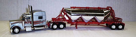 Trucks n Stuff SPEC009 Laidlaw 389 Peterbilt with Chrome Pneumatic Bulk Trailer