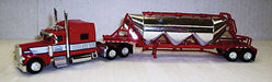 Trucks n Stuff SPEC010 Cerri Family Feed 389 Peterbilt with Chrome Pneumatic Bulk Trailer