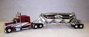 Trucks n Stuff SPEC022 First Class Services 389 Peterbilt with Chrome Pneumatic Bulk Trailer