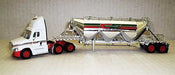 Trucks n Stuff SPEC033 Consolidated Freightways Cascadia Day Cab with Chrome Pneumatic Bulk Trailer