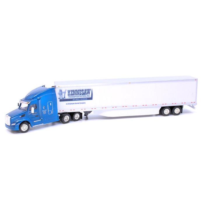 Trucks n Stuff TNS044 HO Scale Peterbuilt 579 Tractor with Kennesaw Transport 53' Trailer