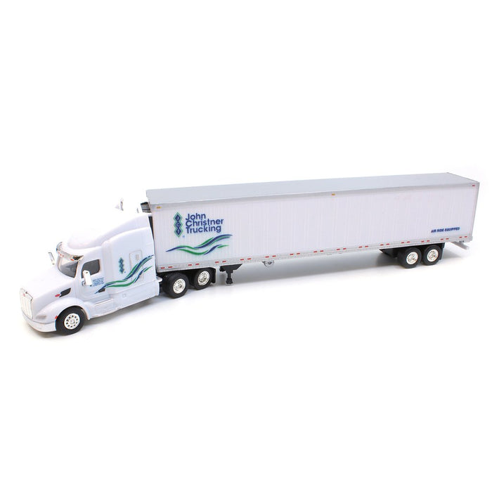 Trucks n Stuff TNS116 HO Scale Peterbuilt 579 Tractor with John Christner Trucking 53' Reefer Traile