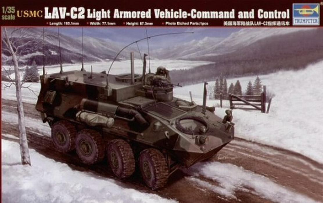Trumpeter Scale Models 371 1/35 USMC LAV-C2 Light Armored Vehicle-Command & Control Vehicle