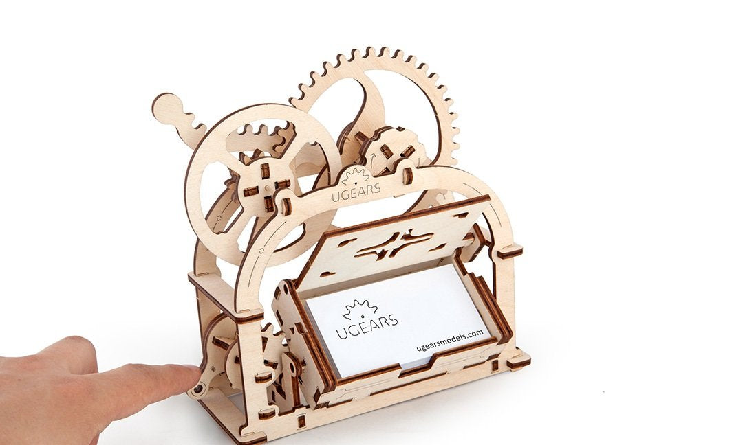 UGears UTG0001 Mechanical Etui Box (Business Card Holder)