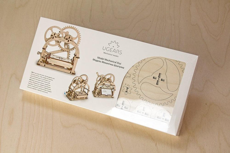 UGears UTG0001 Mechanical Etui Box (Business Card Holder)