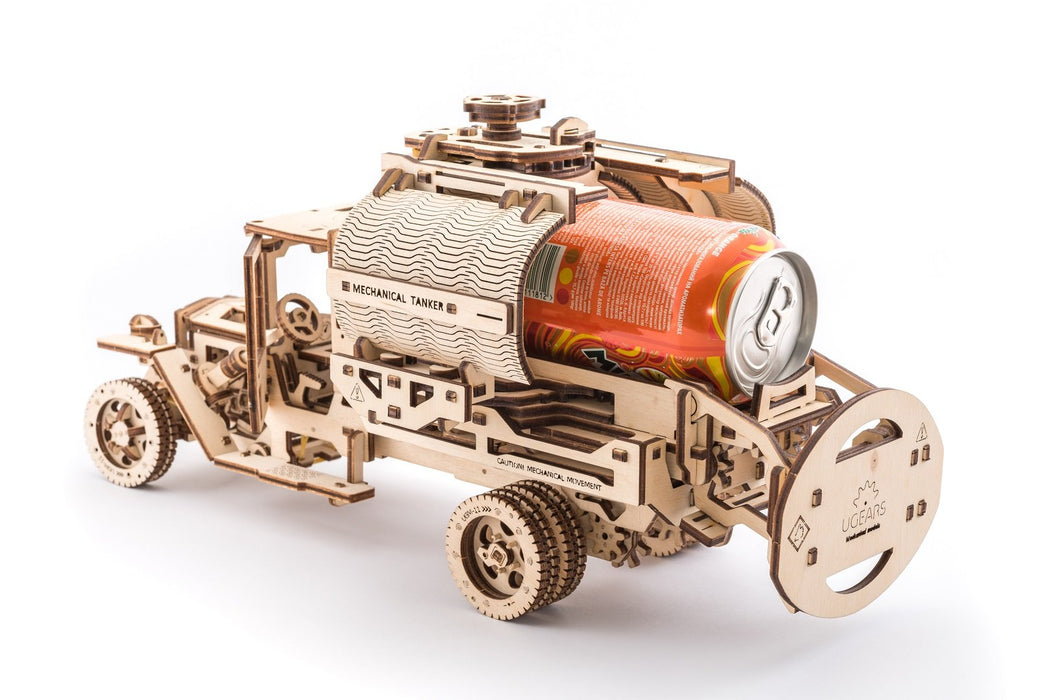 UGears UTG0015 UGM-11 Truck Tanker, Fire Ladder, and Chassis Additions (Truck Not Included)